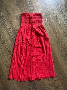 Aeropostale Red Strapless Dress